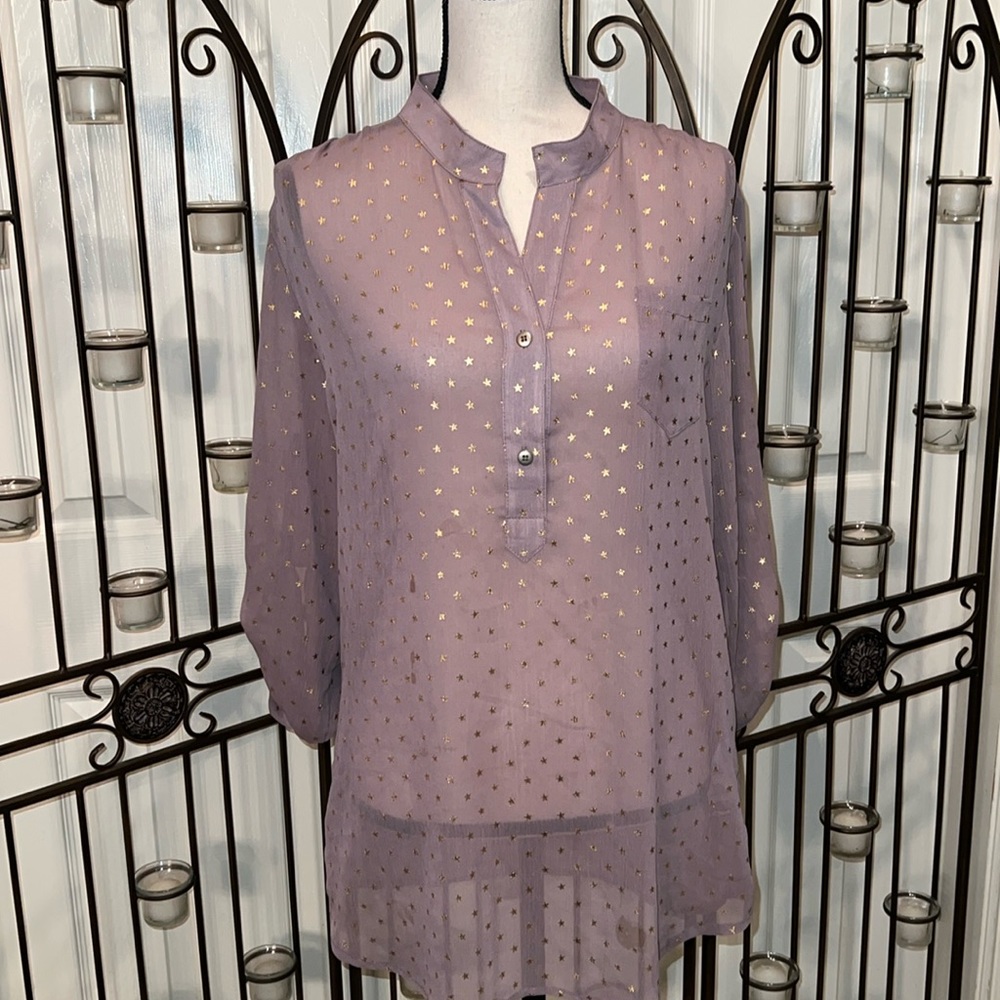 Sheer pink top